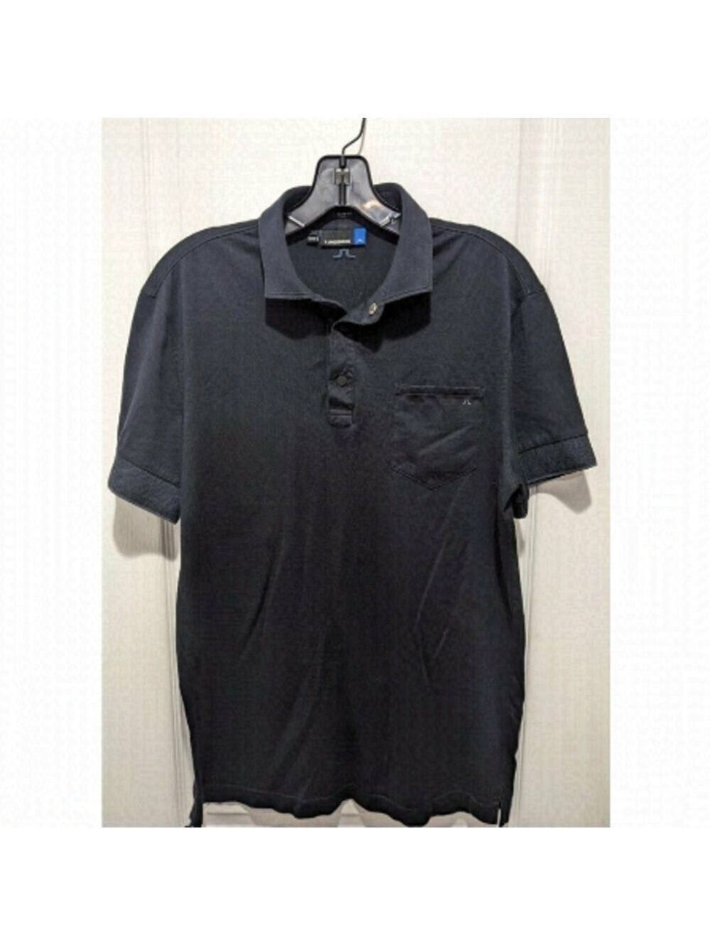J.LINDEBERG | Eric Slim Lux Cotton Jersey Polo in Navy